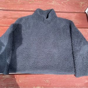 Women’s small navy cropped American Eagle Outfitters sweater